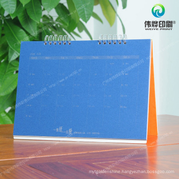 Spiral Binding Stationary Promotion Gift Paper Table Desk Calendar